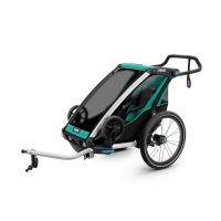 Одноместная коляска прицеп Thule Chariot Lite Blue Grass/Black